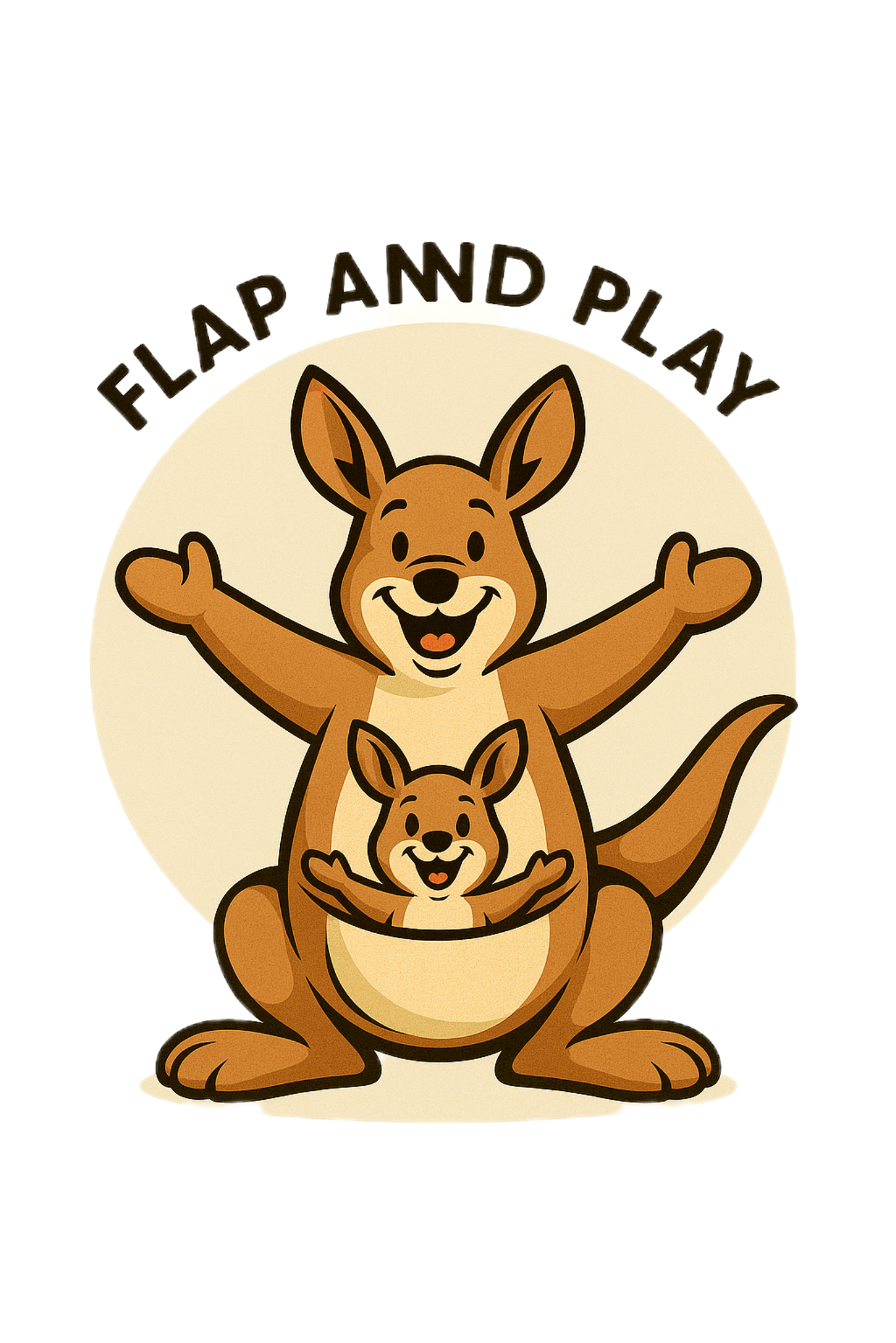 Flap and Play Kangaroos Logo